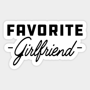 Girlfriend - Favorite Girlfriend Sticker